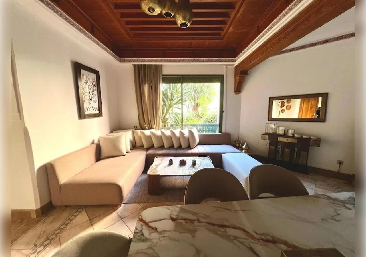 Ehden Properties - Appt Charmant Au Coeur De La Magnifique Palmeraie 马拉喀什 公寓